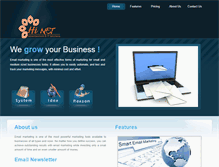 Tablet Screenshot of hinetemail.com